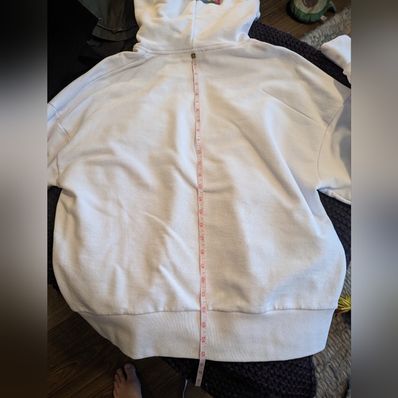 Frieda & Freddies White hoodie NWT - Picture 6 of 7